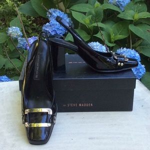 Steve Madden Black Patent Shoes